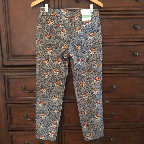 New with tag floral Old Navy Pixie ankle pant Sz 6 - Picture 5 of 6